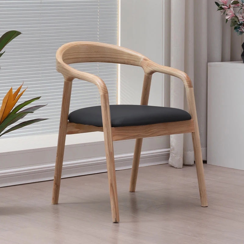 Wood Modern Dining Chairs Nordic Outdoor Luxury Home Dining Chairs Modern Arm Nordic Chaises Salle Manger Outdoor Furniture Brielle & Oak