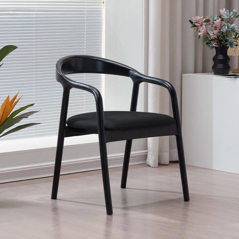 Wood Modern Dining Chairs Nordic Outdoor Luxury Home Dining Chairs Modern Arm Nordic Chaises Salle Manger Outdoor Furniture Brielle & Oak