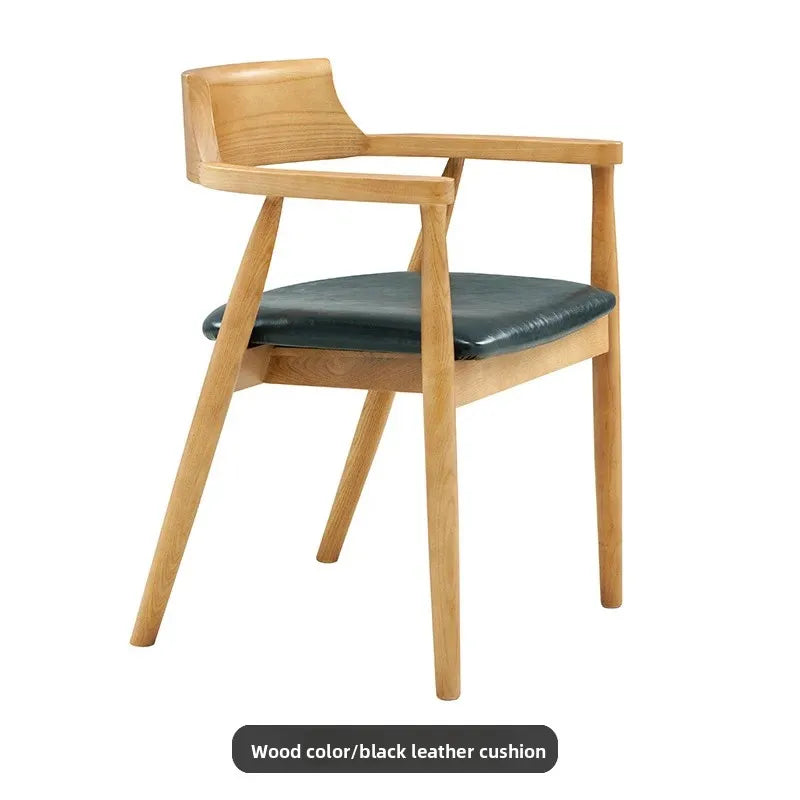 Wood Modern Dining Chairs Nordic Outdoor Luxury Home Dining Chairs Modern Arm Nordic Chaises Salle Manger Outdoor Furniture Brielle & Oak