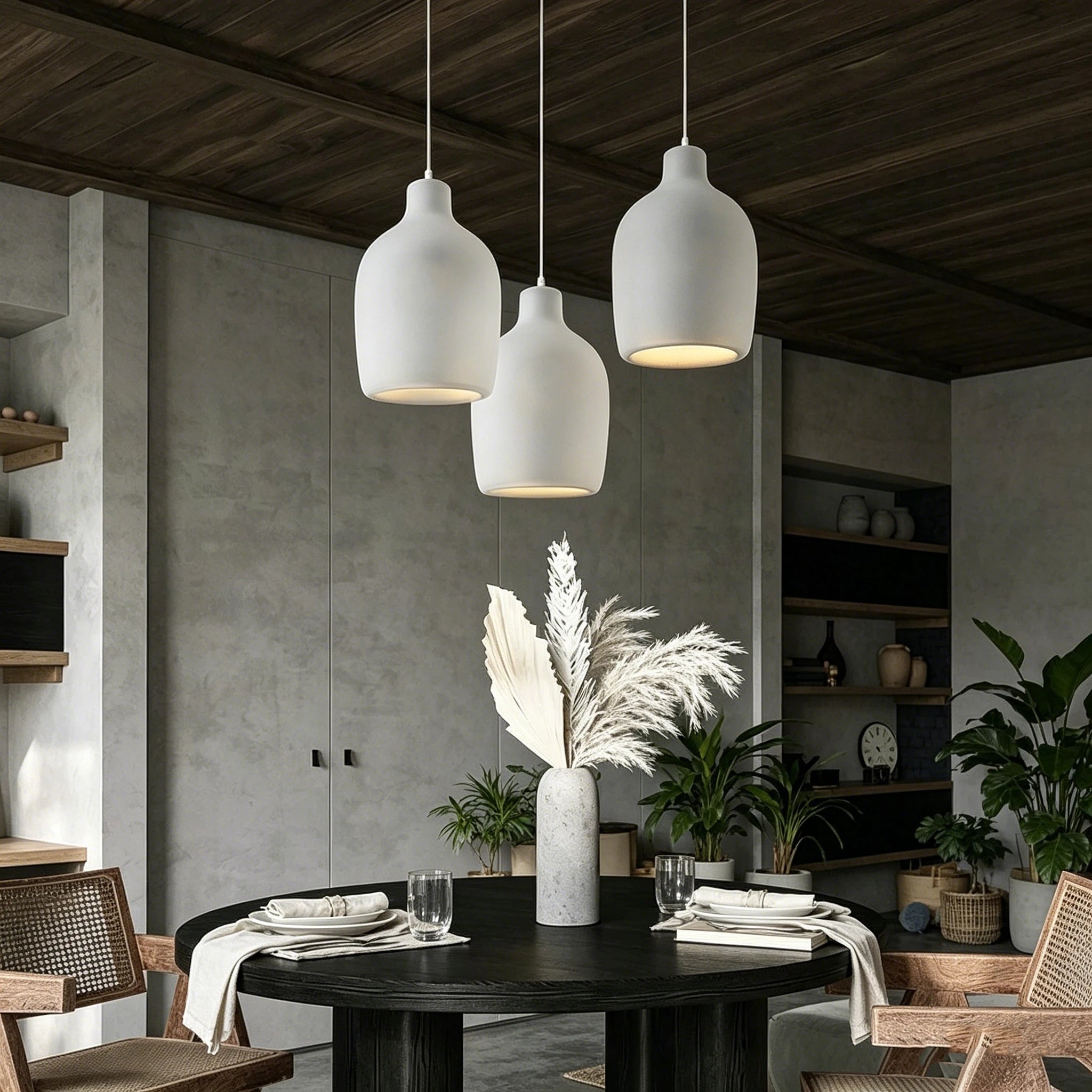 Wabi Sabi Ceiling Pendant Light Nordic LED Chandelier for Living Dining Room Bedroom New Model Designer Home Decor Hanghing Lamp