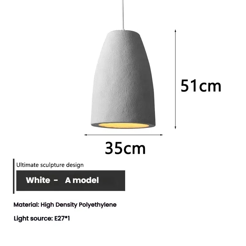 Designer Restaurant Ceiling Chandelier Japanese Wabi Sabi Dining Living Room Pendant Lights Home Decor Bar Table Hanghing Lamps