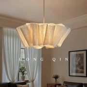 Wabi Sabi Chandelier Handmade Fabric LED Pendant Lights Vintage Living Room Study Clothes Shop Restaurant Designer Hanging Light Brielle & Oak