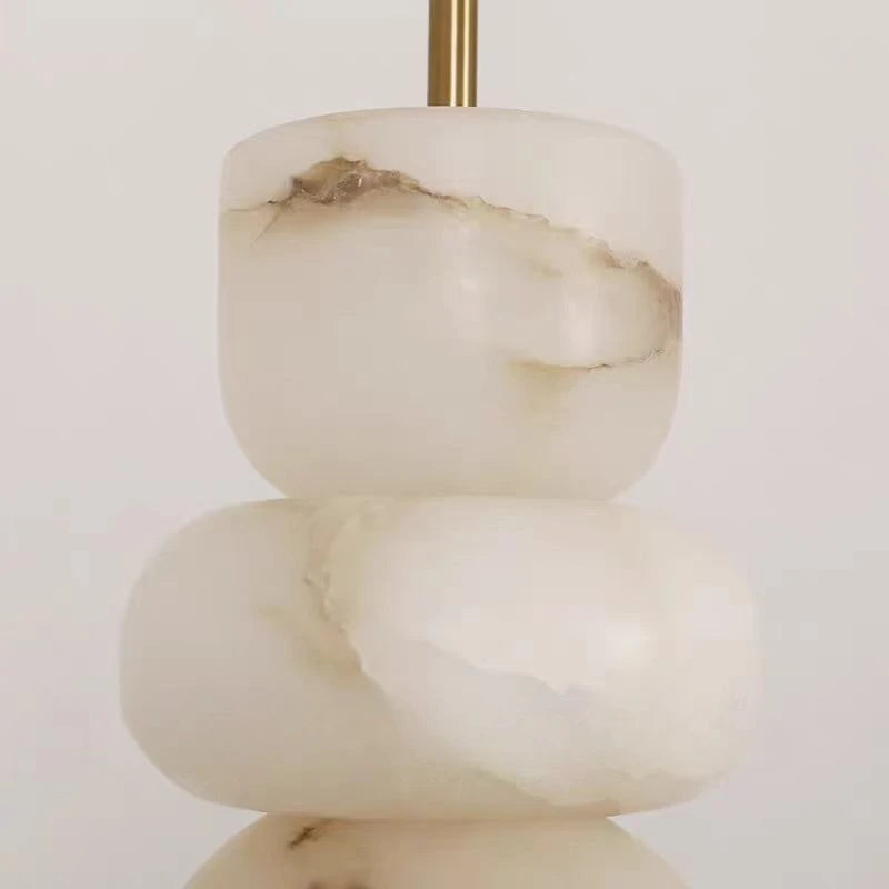 Modern Art Design Spanish Marble Villa room kitchen Pendant light Nordic Minimalist alabaster indoor Ceiling chandelier decor