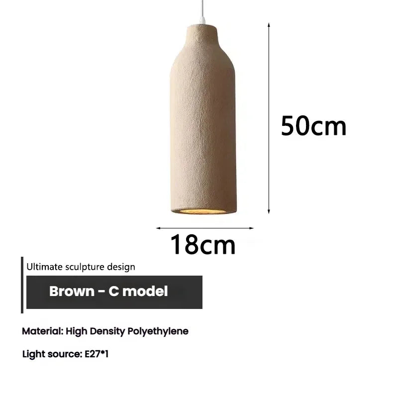 Designer Restaurant Ceiling Chandelier Japanese Wabi Sabi Dining Living Room Pendant Lights Home Decor Bar Table Hanghing Lamps
