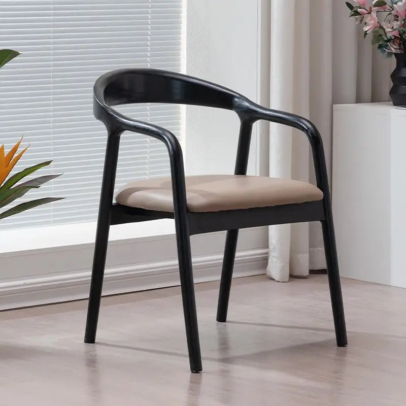Wood Modern Dining Chairs Nordic Outdoor Luxury Home Dining Chairs Modern Arm Nordic Chaises Salle Manger Outdoor Furniture Brielle & Oak