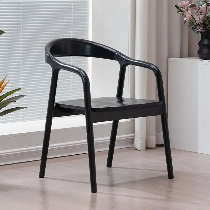 Wood Modern Dining Chairs Nordic Outdoor Luxury Home Dining Chairs Modern Arm Nordic Chaises Salle Manger Outdoor Furniture Brielle & Oak