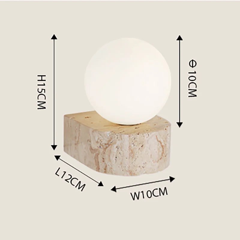 Modern LED Wall Glass Lamp Japanese Retro Simple Warm Creative Corridor Light Bedroom Study Bedside Apartment Decoration Light