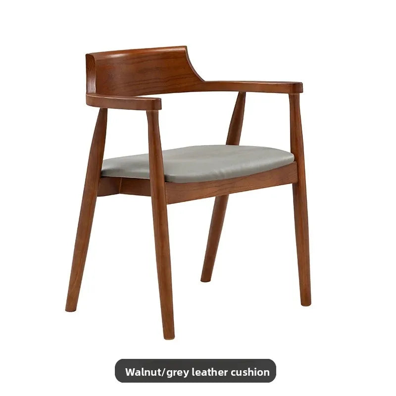 Wood Modern Dining Chairs Nordic Outdoor Luxury Home Dining Chairs Modern Arm Nordic Chaises Salle Manger Outdoor Furniture Brielle & Oak