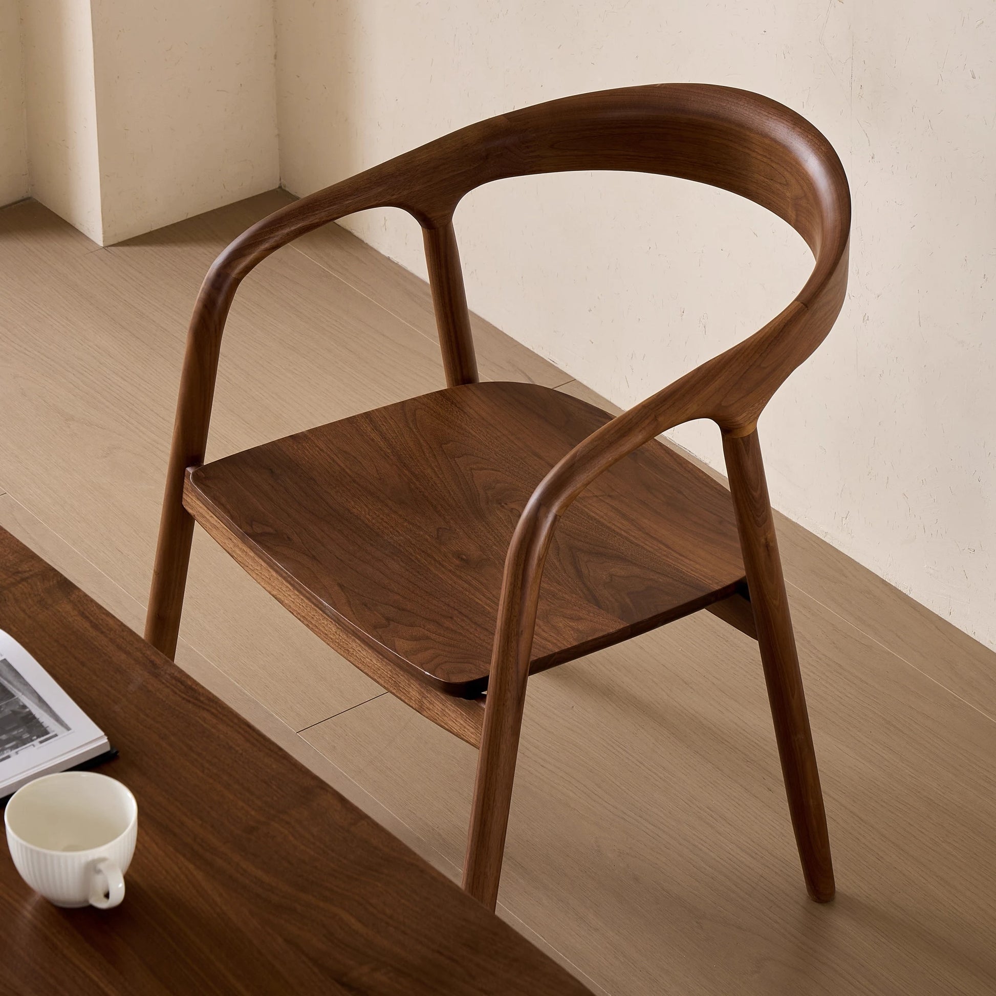 Wood Modern Dining Chairs Nordic Outdoor Luxury Home Dining Chairs Modern Arm Nordic Chaises Salle Manger Outdoor Furniture Brielle & Oak